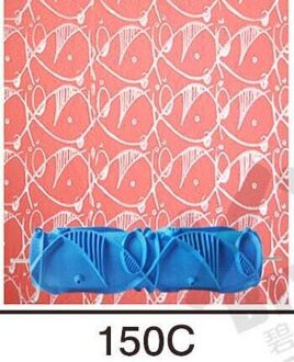 Patronen Wanddecoratie Verf 7 "Rubberen Roller Borstel Hoofd Zonder Behang Home Kamer Schilderen Machine Schilderen Gereedschap Muur 150C