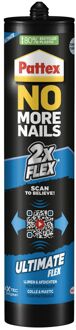 Pattex Montagelijm No More Nails Binnen/buiten Transparant 390g