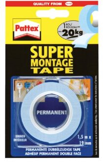 Pattex Plakband Pattex Supermontage 20kg binnen