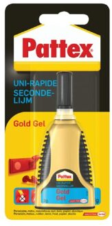 Pattex Secondelijm Pattex Gold gel tube 3gram op blister