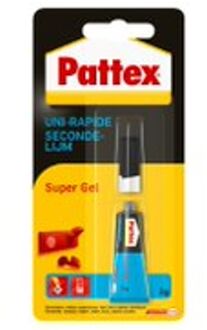 Pattex Secondelijm Pattex super gel tube 3gram op blister