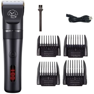 Patway V13 Pet Dog Grooming Clipper Haar Tool Geluidsarme Scheren Machine Usb Oplaadbare Set Elektrische Trimmer HDX001