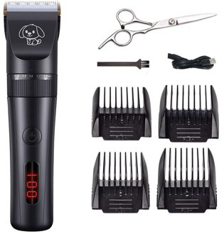Patway V13 Pet Dog Grooming Clipper Haar Tool Geluidsarme Scheren Machine Usb Oplaadbare Set Elektrische Trimmer HDX002