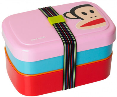 Paul Frank Lunchbox - Set van 3 stuks - Roze