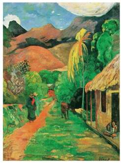 Paul Gauguin - Chemin A Papeete Kunstdruk 50x70cm