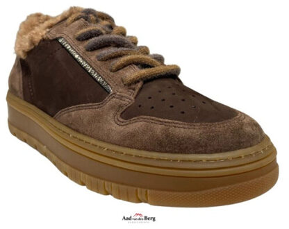 Paul Green Damesschoenen sneakers - maat 38 Bruin