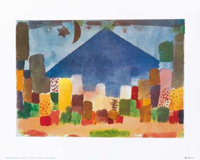 Paul Klee - Notte Egiziana Kunstdruk 30x24cm