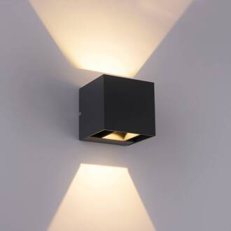 Paul Neuhaus Block LED buitenwandlamp up/down antraciet