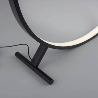Paul Neuhaus LED vloerlamp Hula CCT met afstandsbediening Ø 80 cm zwart