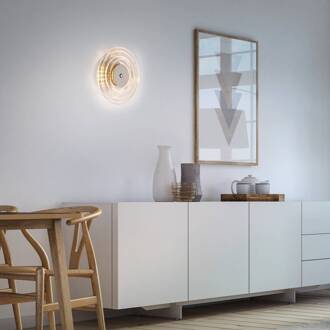 Paul Neuhaus LED wandlamp Akku-Sono, helder, dimbaar Staal, helder