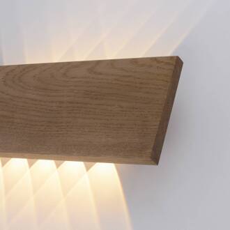 Paul Neuhaus Palma LED wandlamp hout 45 cm Donker hout