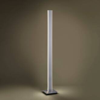 Paul Neuhaus Q-Adriana LED vloerlamp, hoogte 140cm gesatineerd aluminium
