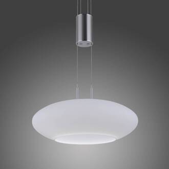 Paul Neuhaus Q-ETIENNE LED hanglamp, 1-lamp zilver, wit