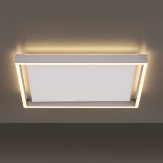 Paul Neuhaus Q-KAAN LED plafondlamp, 45x45cm zilver, wit