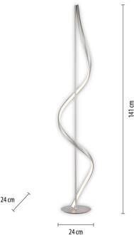 Paul Neuhaus Q-Swing LED vloerlamp, staal