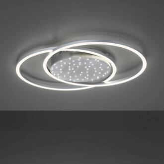 Paul Neuhaus Yuki LED plafondlamp, ronde vorm aluminium, wit
