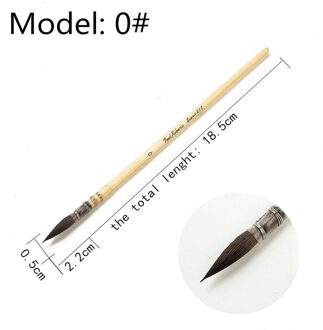 Paul Rubens Aquarel Penseel Pen Verf Acryl Eekhoorn Haar Meerdere-Size Hout Bakselvernis Houder Art Supplies Voor Kunstenaar nee.0