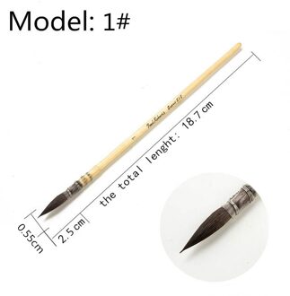 Paul Rubens Aquarel Penseel Pen Verf Acryl Eekhoorn Haar Meerdere-Size Hout Bakselvernis Houder Art Supplies Voor Kunstenaar nee.1