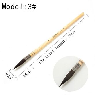 Paul Rubens Aquarel Penseel Pen Verf Acryl Eekhoorn Haar Meerdere-Size Hout Bakselvernis Houder Art Supplies Voor Kunstenaar nee.3