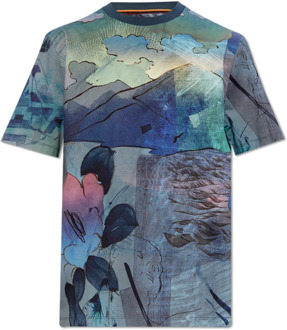 Paul Smith Bedrukt T-shirt Paul Smith , Multicolor , Heren - L