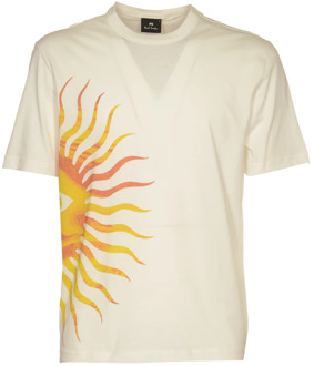 Paul Smith Beige Sunnyside T-shirts en Polos Paul Smith , Beige , Heren - 2Xl,Xl,L,M,S