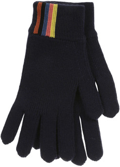 Paul Smith Blauwe Merinowollen Handschoenen voor Kunstenaars Paul Smith , Blue , Heren - ONE Size