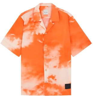 Paul Smith Cloud Print Overhemd Paul Smith , Orange , Dames - L