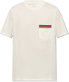 Paul Smith T-shirt met zak Paul Smith , White , Heren - L,M,S