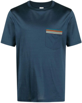 Paul Smith T-Shirts Paul Smith , Blue , Heren - Xl,L,M,S