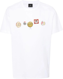 Paul Smith T-Shirts Paul Smith , White , Heren - Xl,M,S