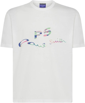 Paul Smith Witte T-shirts en Polos Paul Smith , White , Heren - Xl,L,M,S