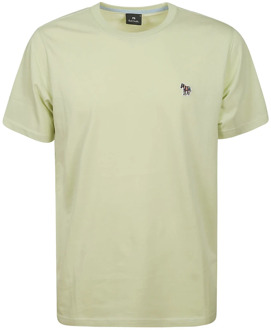 Paul Smith Zebra Badge Katoenen T-Shirt Paul Smith , Green , Heren - M