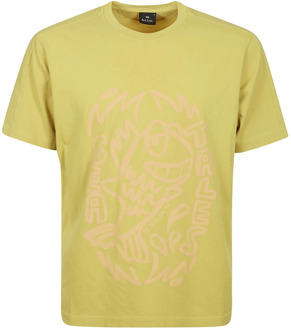 Paul Smith Zeeverhalen T-shirt Paul Smith , Yellow , Heren - S,Xs