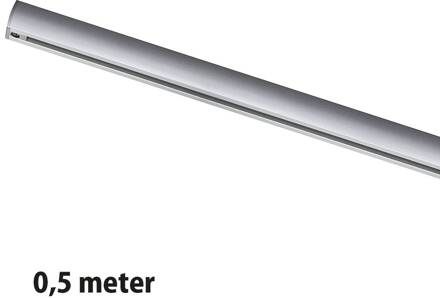 Paulmann 2 Stuks  Urailsysteem Light Easy stang 0,5m Chroom mat 230V metaal  96854