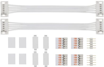 Paulmann 70919 Connectorset 144 W (max) Kabellengte: 10.00 cm 24 V Kunststof (l x b x h) 100 x 19 x 7 mm