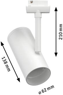 Paulmann Apol URail Spot wit mat