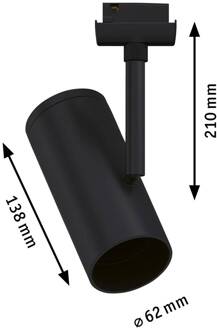 Paulmann Apol URail Spot zwart mat