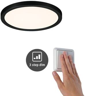 Paulmann Areo paneel 3stepdim zwart Ø17,5cm 3000K zwart, wit