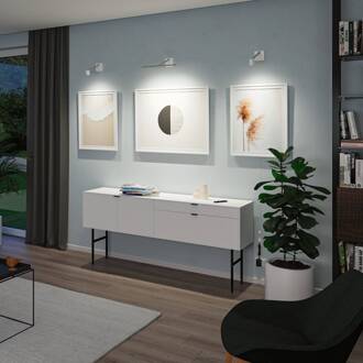 Paulmann Assistance Xana schilderij verlichting, aanvulling Geborsteld aluminium