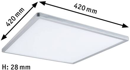 Paulmann Atria Shine paneel 3-step 840 42x42 chroom