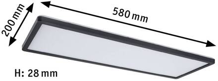 Paulmann Atria Shine paneel 3-step black 840 58x20 zwart