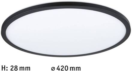 Paulmann Atria Shine paneel 3-step black 840 Ø42cm zwart