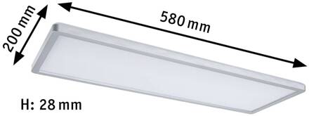 Paulmann Atria Shine paneel dim chroom RGBW 58x20