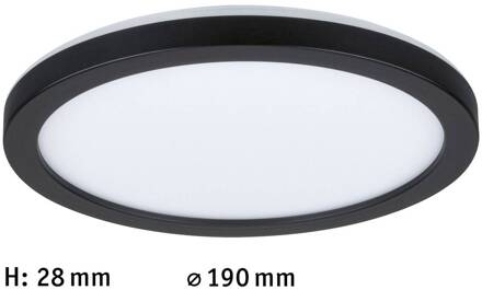 Paulmann Atria Shine Paneel on/off black 840 Ø19cm zwart