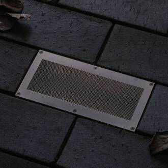 Paulmann Brick LED grondspot inbouwlamp, 10x20cm grijs, transparant