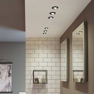 Paulmann Calla draaibaar aan/uit Ø9cm 840 zwart 3st