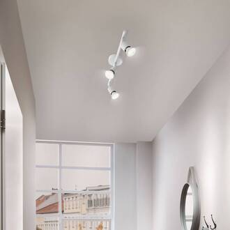 Paulmann Carolina plafondspot, wit 3-lamps mat wit