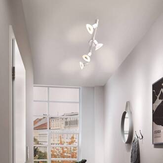 Paulmann Carolina plafondspot, wit 4-lamps mat wit