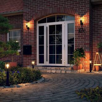 Paulmann Classic buitenwandlamp antraciet, helder