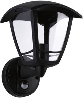 Paulmann Classic gebogen buitenwandlamp met sensor antraciet, helder